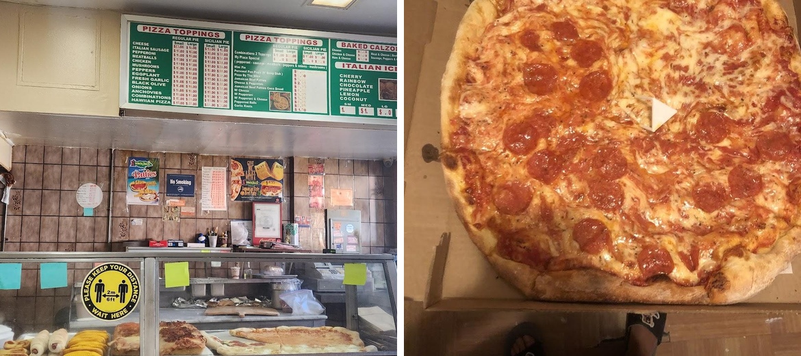 My Place Family Pizza Menu